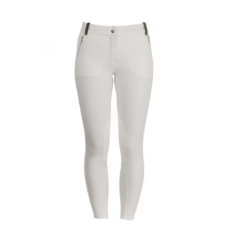 Horseware AA Letta Ladies Self Seat Breeches - White